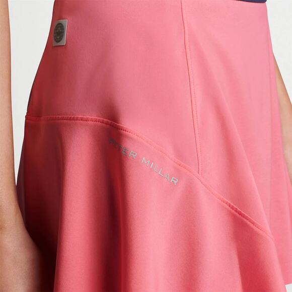 NWT Peter Millar Gabriela‎ Swing Skort in Summer Glow Pink Sz Medium Golf Tennis - Picture 2 of 15